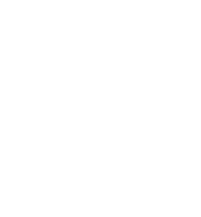 home sba logo stacked white